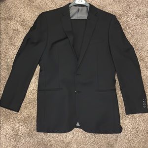 Men’s black two piece suit